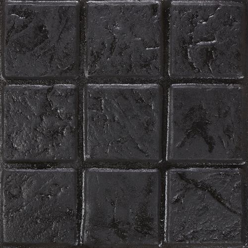 กระเบื้องปูพื้น สแตมป์เพฟ ลายโคโม่ สีดำ